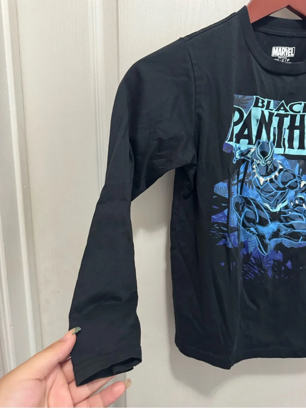 Marvel Black Panther Long Sleeve Shirt